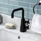Kingston Brass Two-Handle Single-Hole Bathroom Faucet with Push Pop-Up, Matte Black KS2260DX - alternate 4